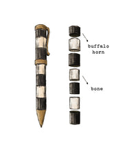 Load image into Gallery viewer, Peplor x Poglia Signature Horn and Bone Pen
